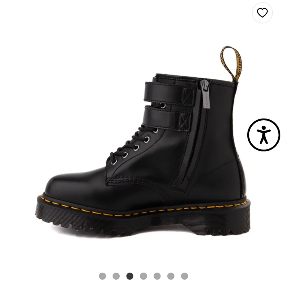 Dr. Martens Black Leather Boots - Picture 9 of 10
